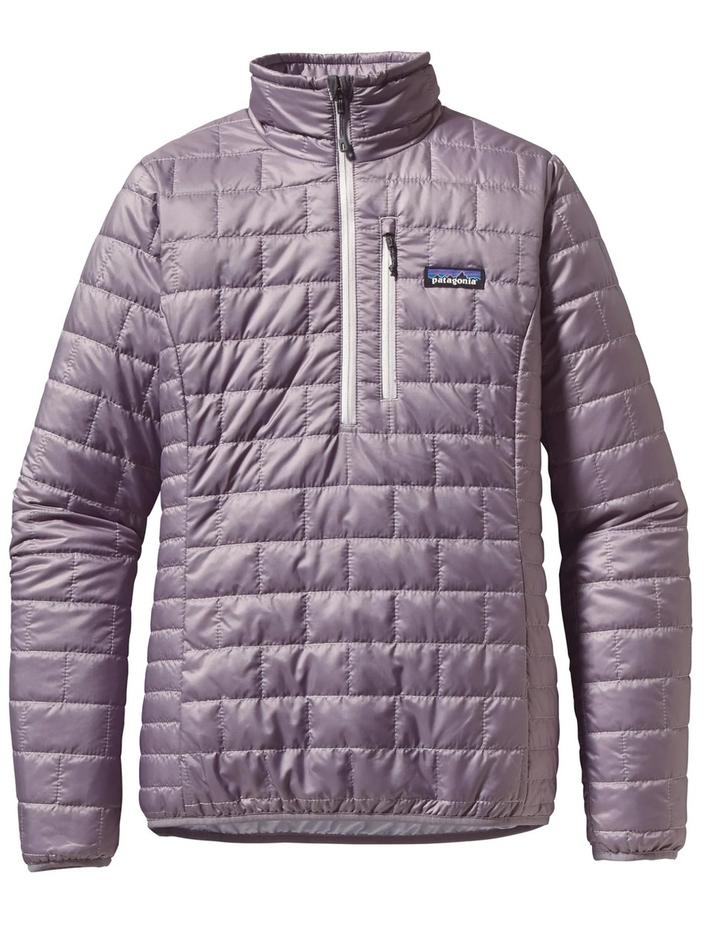 Patagonia Women’s Nano Puff Pullover Jacket Purple Gray Size Large